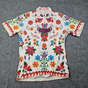 Cycology Cycling Jersey Womens 3XL Frida Floral Bird Performance Bike Shirt